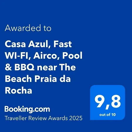 Apartamento Casa Azul, Fast Wi-fi, Airco, Pool & Bbq Near The Da Rocha *